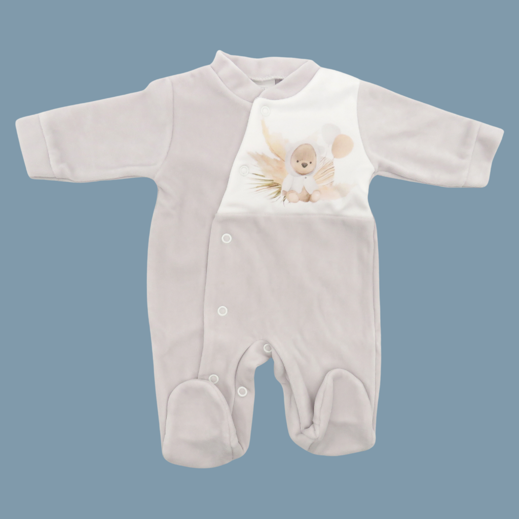 babygrow laminado urso no outono