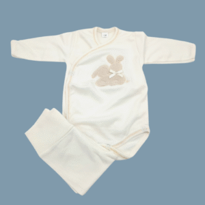 body com collants cardado ursinhos waffle