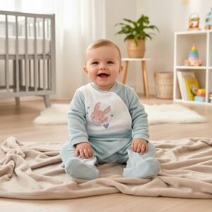 Babygrow Veludo Coelho Malandreco