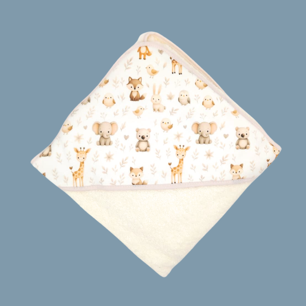 Toalha Estampada Bebé Animais