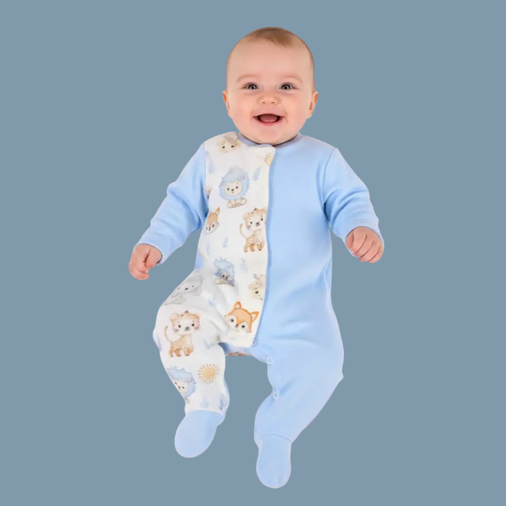 babygrow veludo amiguinhos divertidos