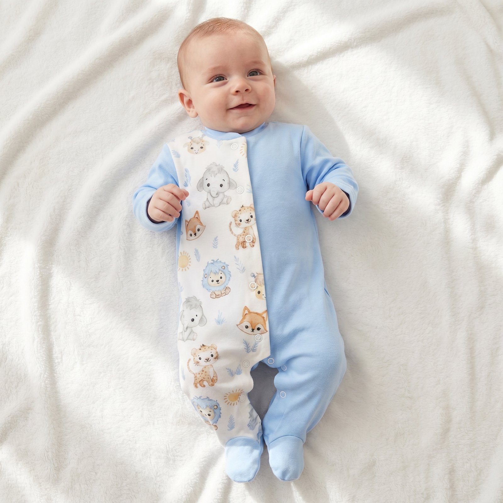 Babygrow Veludo Amiguinhos Divertidos