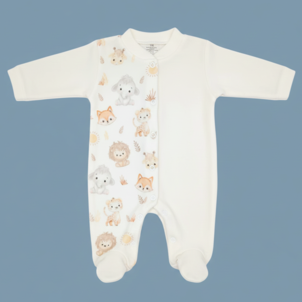 Babygrow Veludo Amiguinhos Divertidos - Image 3
