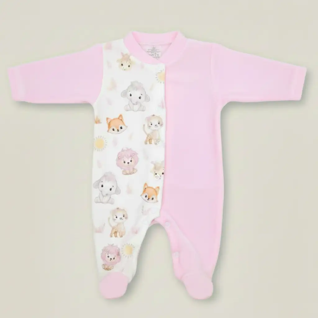 Babygrow Veludo Amiguinhos Divertidos - Image 2