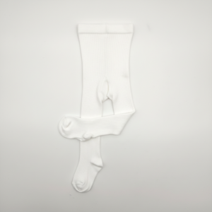 Meia Calça Collants Bebé<span> - </span>Recém Nascido, Branco