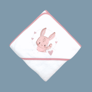 Toalha Bebé Coelho Malandreco