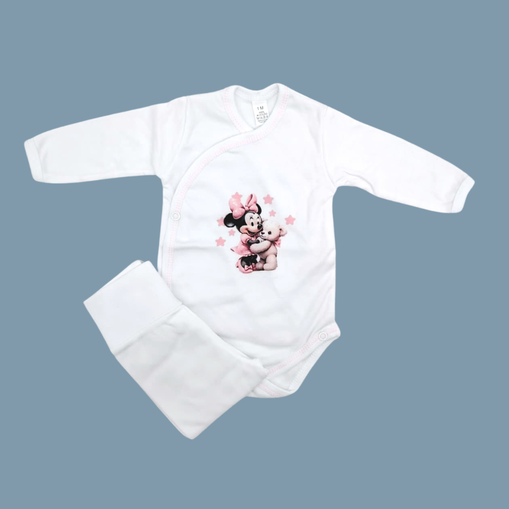 Body e Collants Bebé Minie e Mickey c/ Ursinho - Imagen 2