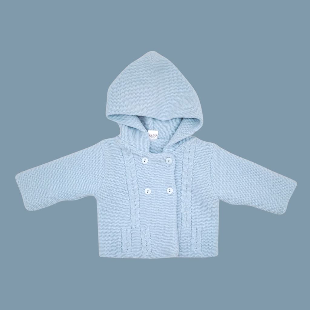 Casaco Bebé Malha c/ Capuz e Botões - Imagen 2