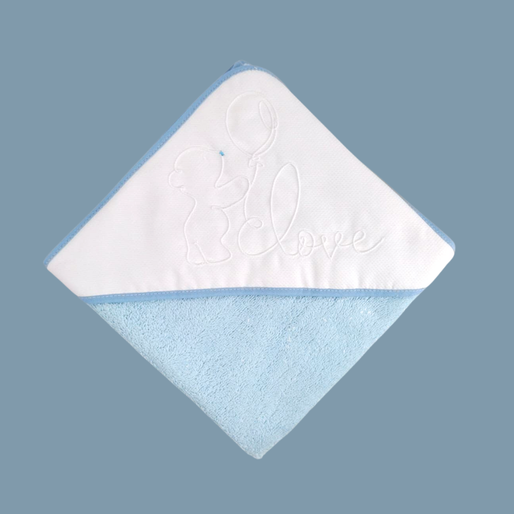 Toalha Bebé Love Urso c/ Balão - Image 2