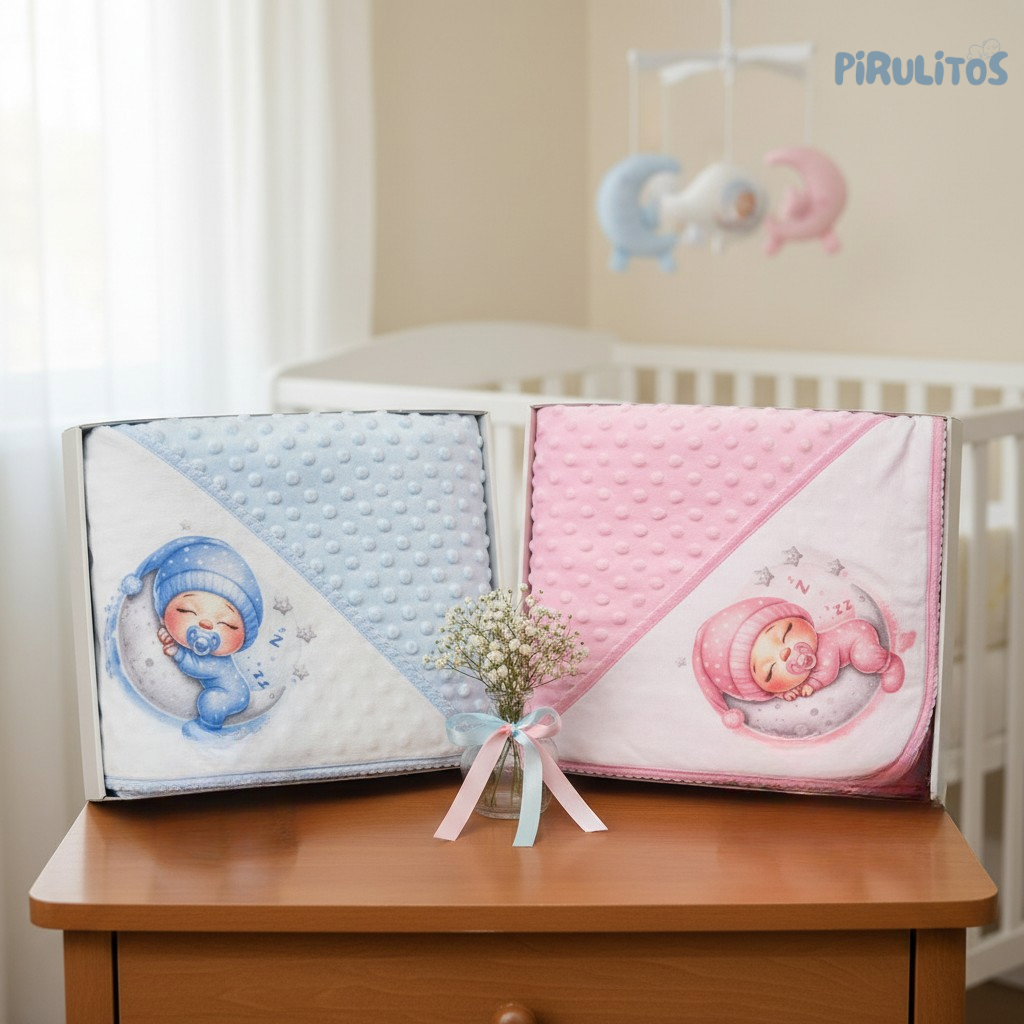 Manta Topitos Bebé Dorminhoco