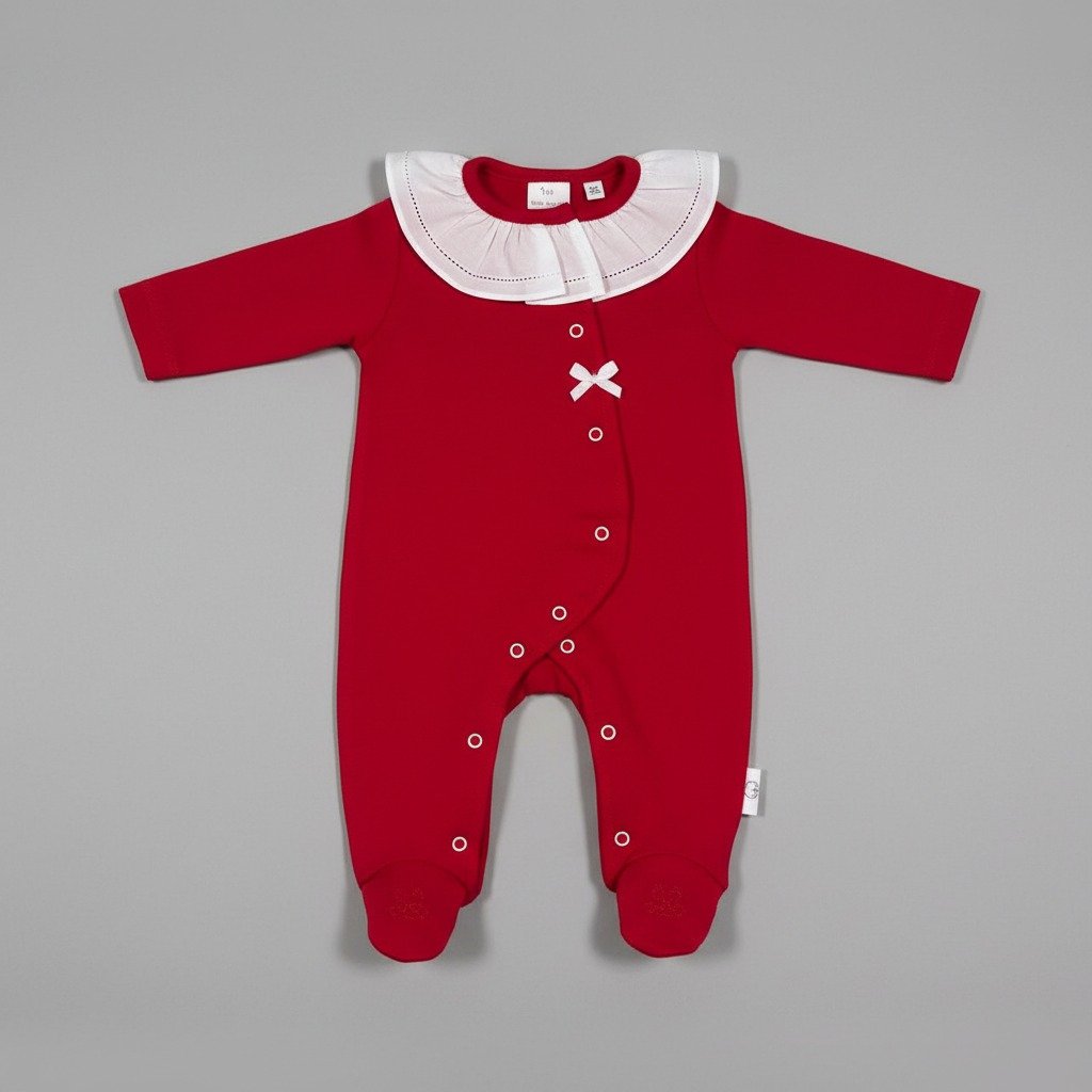 Babygrow em Algodão Com Carda e Gola Folho - Image 2
