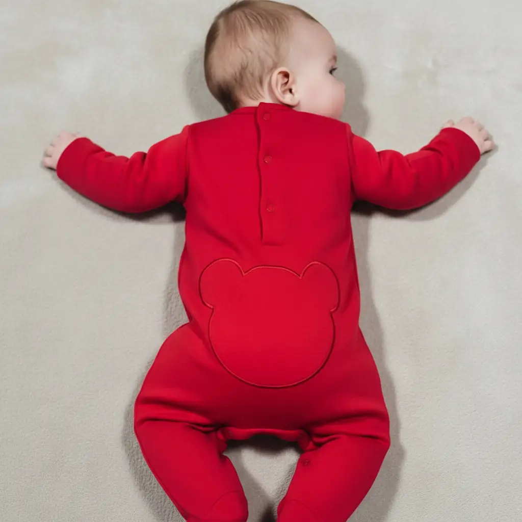 Babygrow em Algodão com Carda Bordado Disney - Image 2