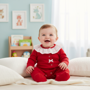 Babygrow em Algodão Com Carda e Gola Folho