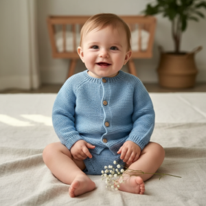 Conjunto Casaco e Tapa-Fralda