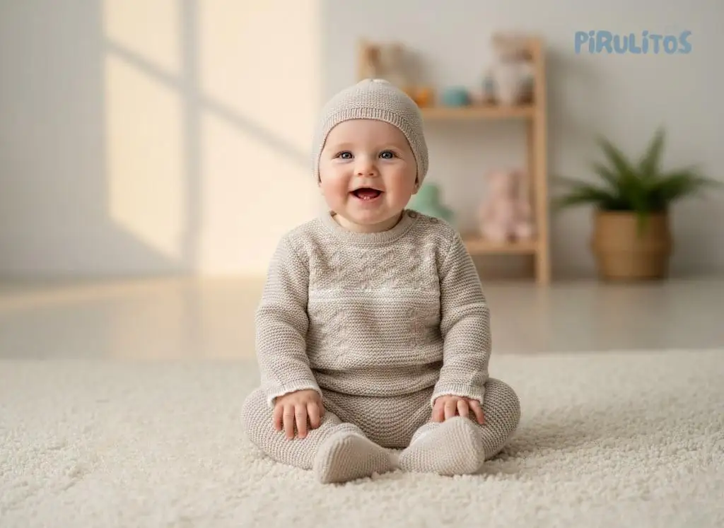 Conjunto de 3 Peças de Malha Bebé
