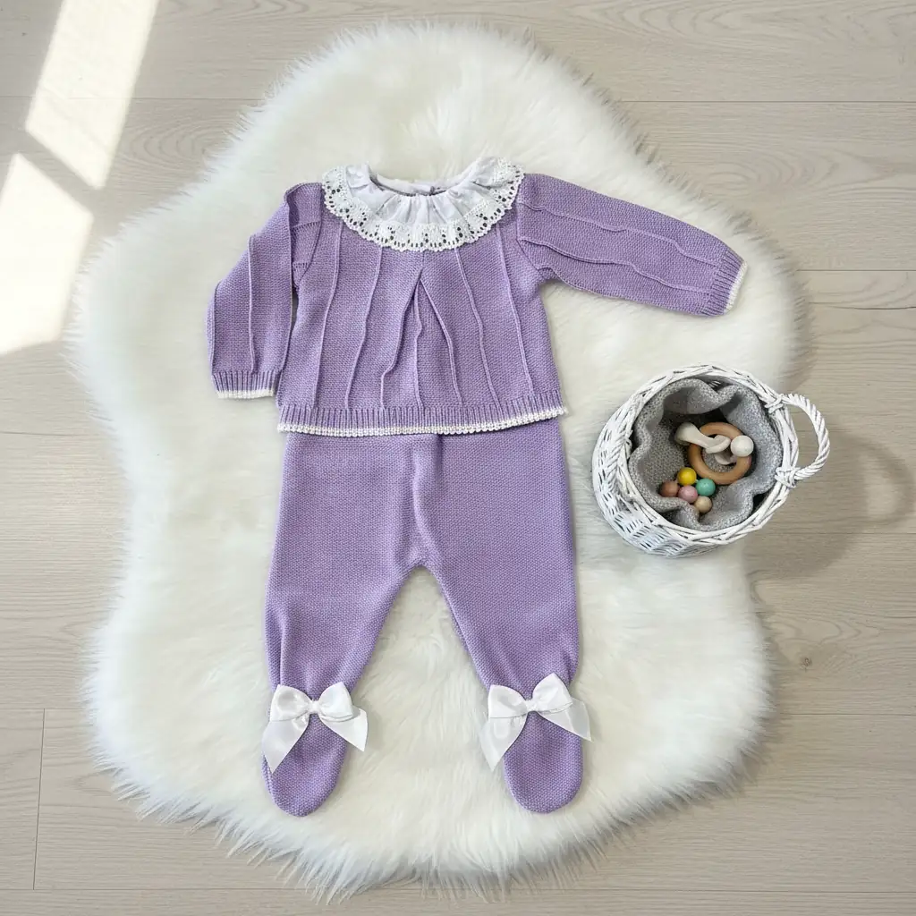 Conjunto Fato em Malha Algodão 2 Peças Folho - Image 4
