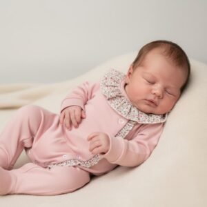 Babygrow em Algodão Flores