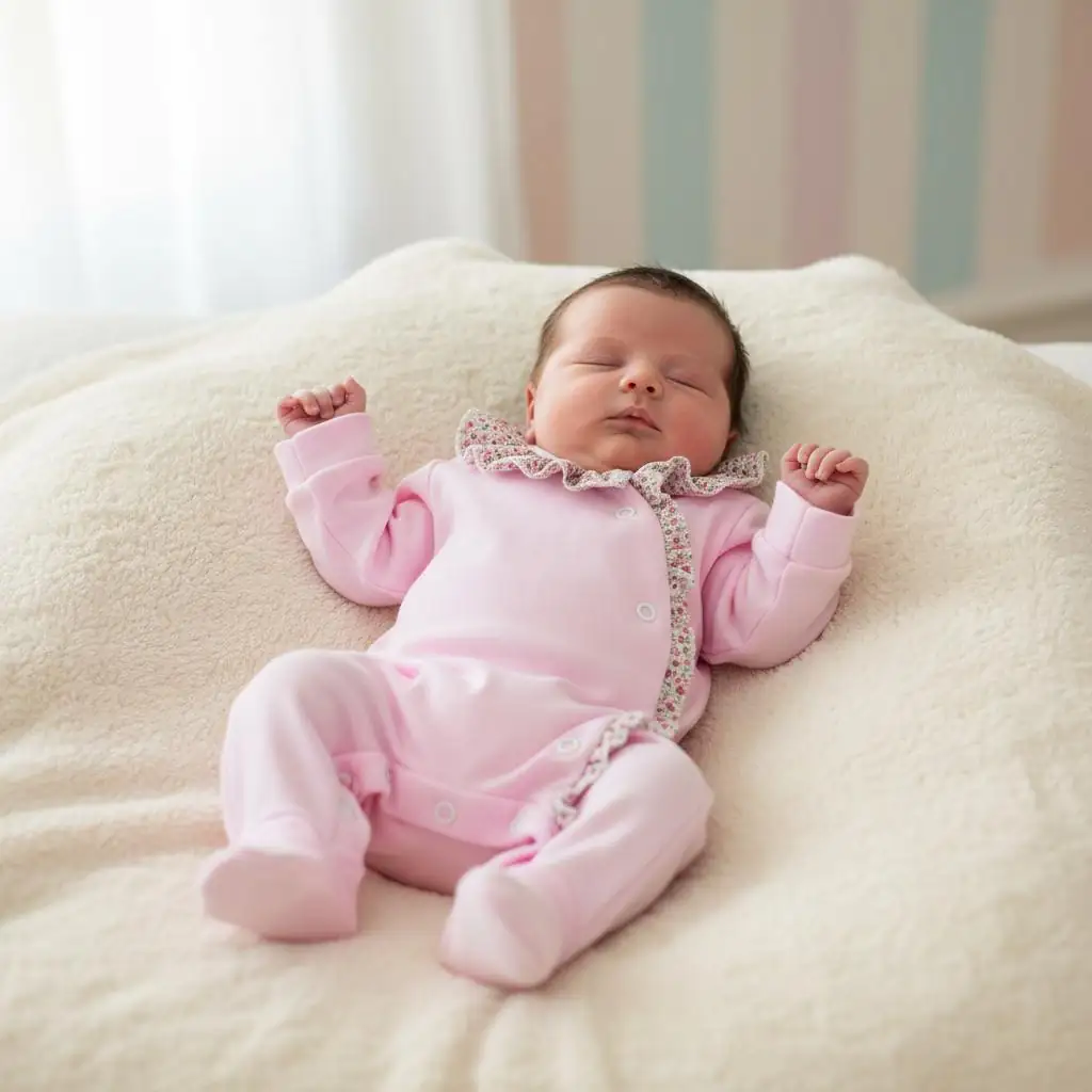 Babygrow em Algodão Flores - Image 2