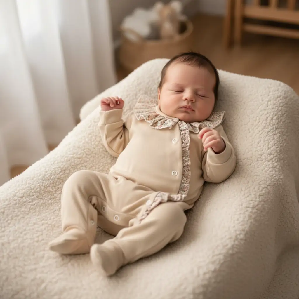 Babygrow em Algodão Flores - Image 6