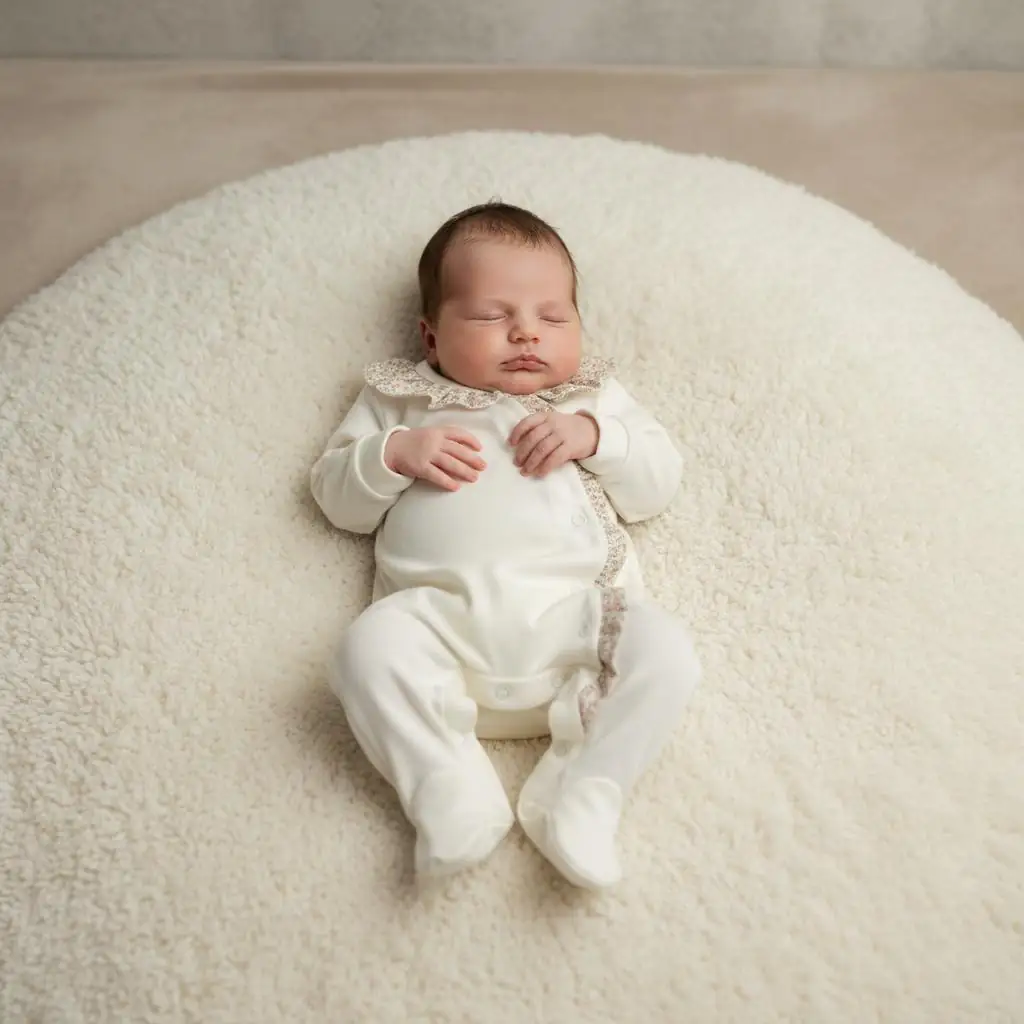 Babygrow em Algodão Flores - Image 3
