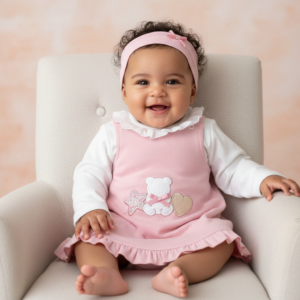 Vestido, Camisola e Fita 100% Algodão