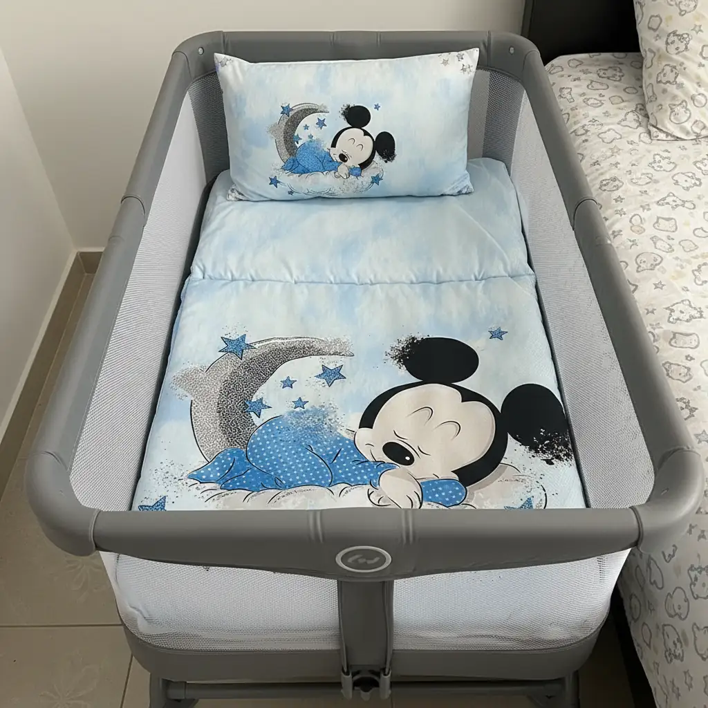 Edredão com Almofada para Next2Me Mickey e Minnie na Lua - Image 2