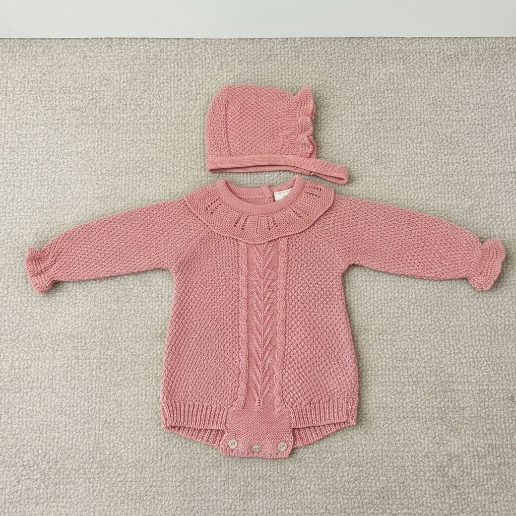 Fofo em Malha Com Gola e Touquinha em Algodão - Image 2