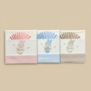 Jogo Berço Next2Me em Flanela Ursinho Coração