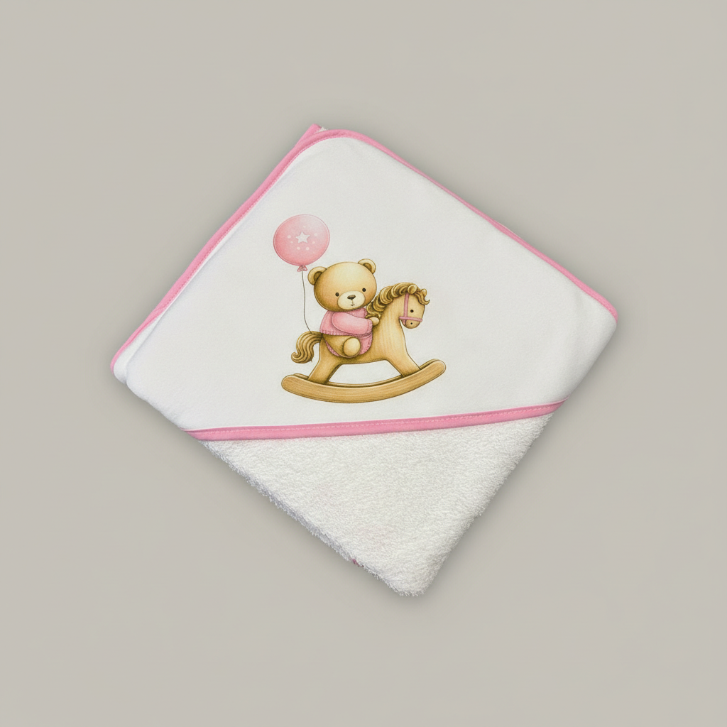Toalha Bebé Ursinho no Cavalinho - Image 2