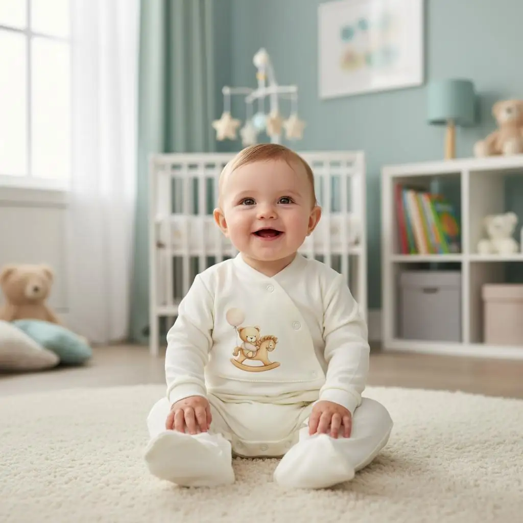 Babygrow em Algodão Ursinho no Cavalinho - Image 3