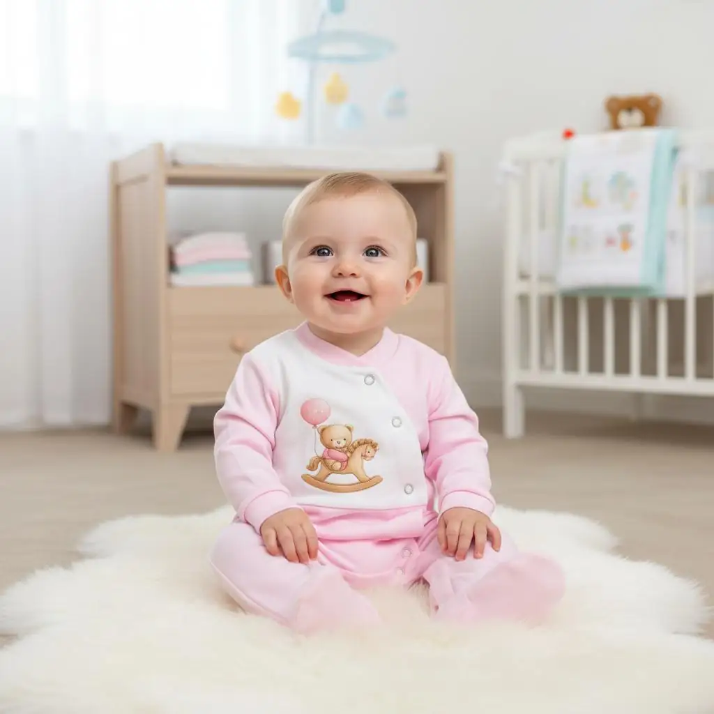 Babygrow em Algodão Ursinho no Cavalinho - Image 2