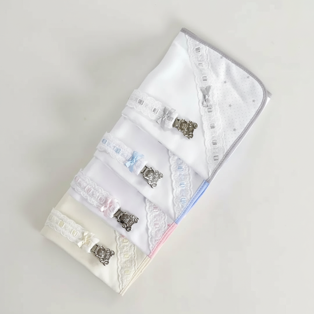 Conjunto Babete + Fralda + Porta-Chupetas - Imagen 2