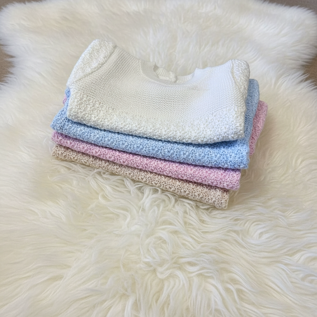 Conjunto em Malha 2 Peças, Camisola Trabalhada e Calça - Image 5