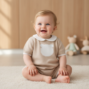Fatinho Bebé Com Gola de Manga Curta e Calção