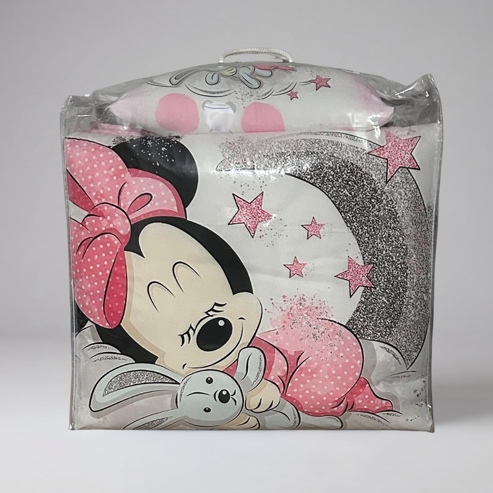 Edredão Cama Bebé com Resguardo Mickey e Minnie na Lua - Image 2