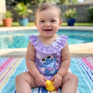 Fato de Banho Bebé Menina Lilo & Stitch