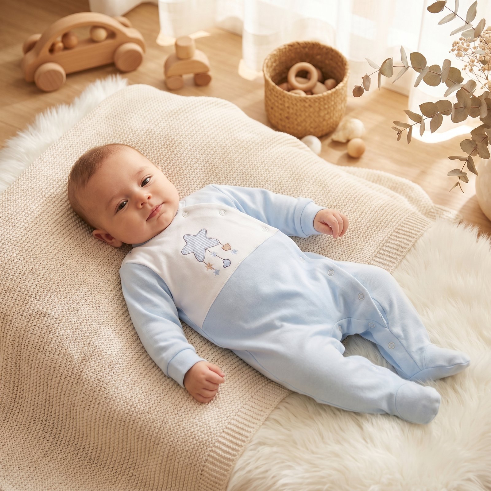 Babygrow em Algodão Estrelinhas - Image 2