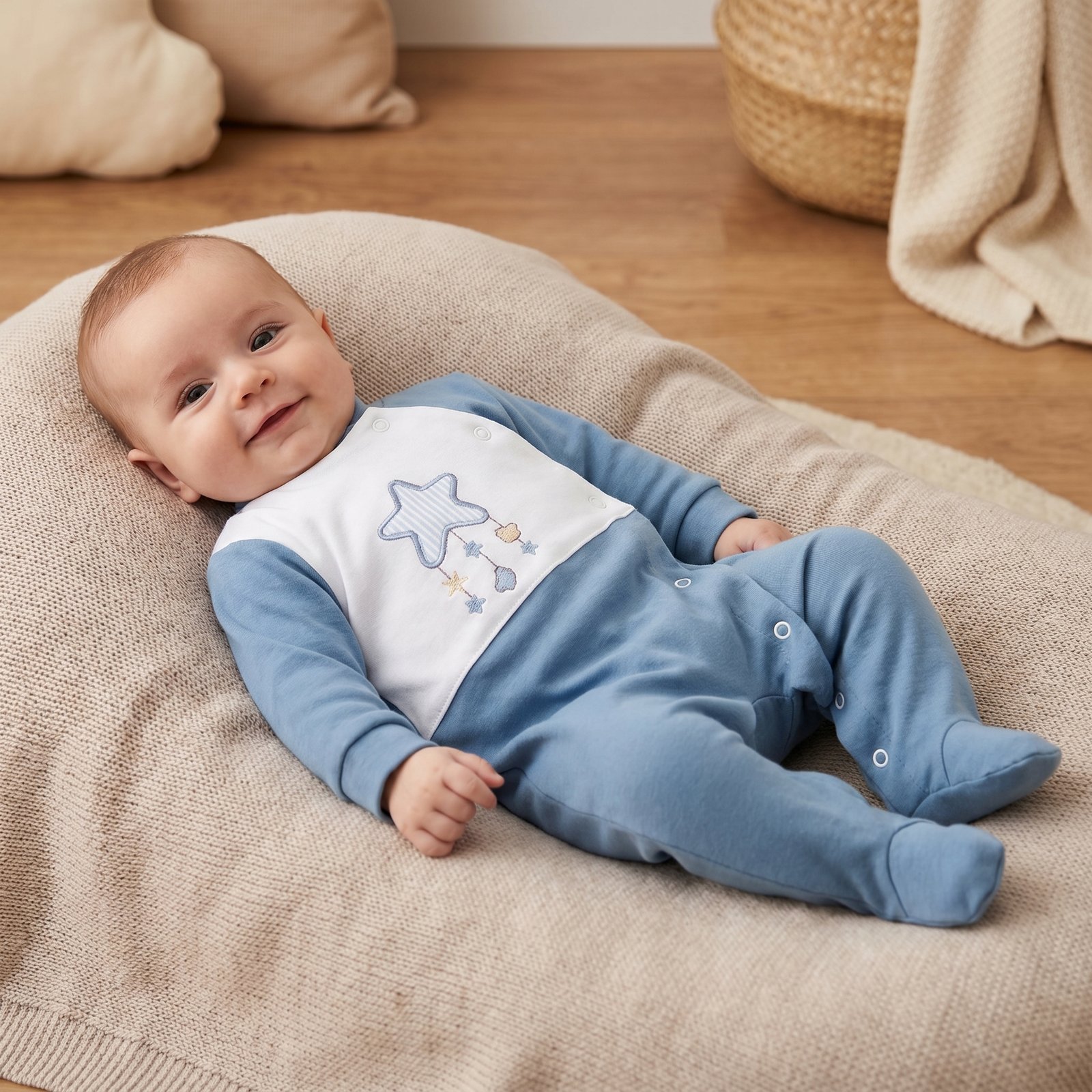 Babygrow em Algodão Estrelinhas - Image 3