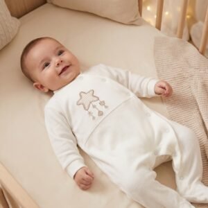 Babygrow em Algodão Estrelinhas