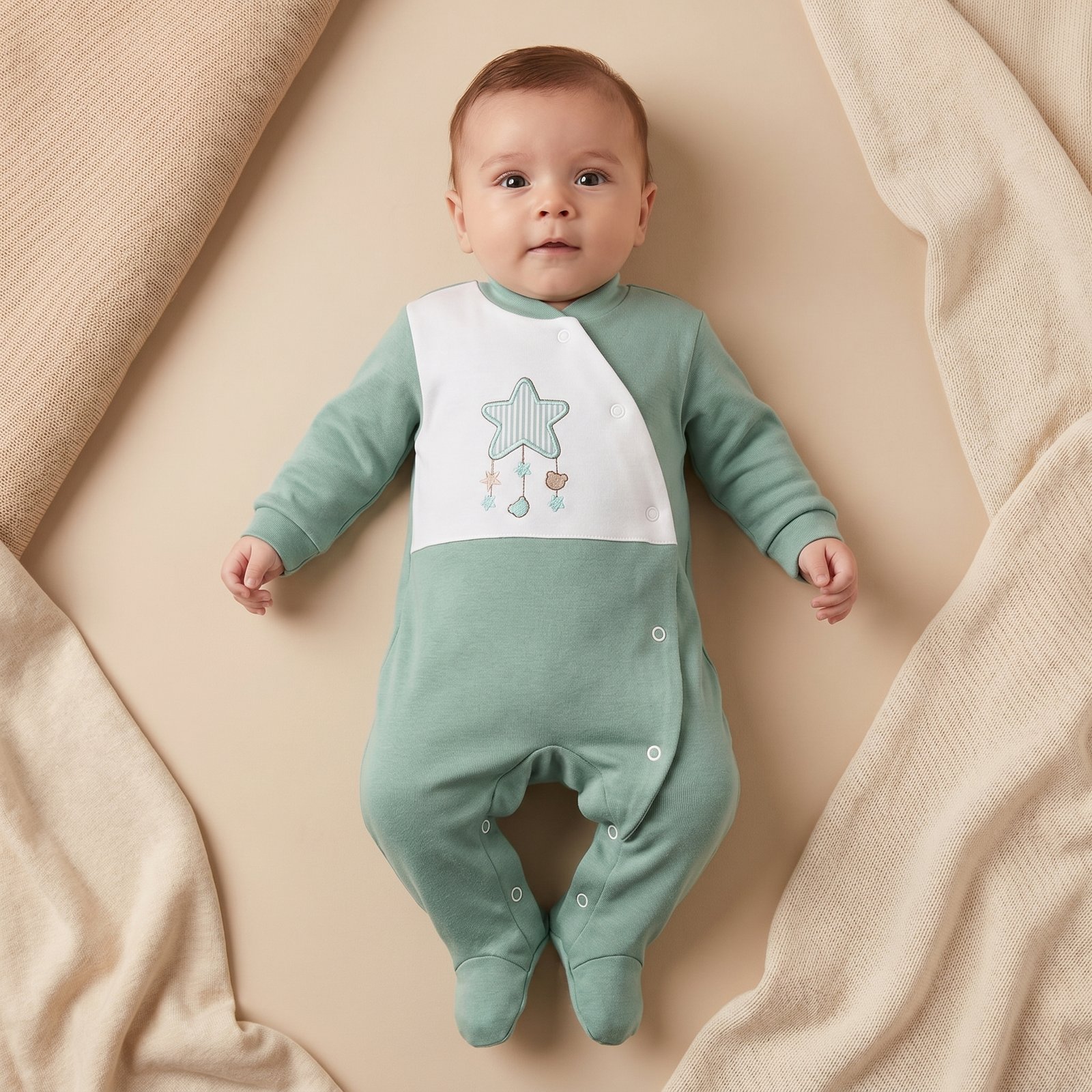Babygrow em Algodão Estrelinhas - Image 7
