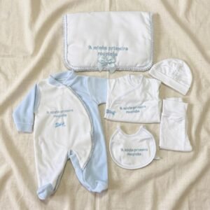 Conjunto 1ªRoupinha Veludo"A Minha Primeira Roupinha"