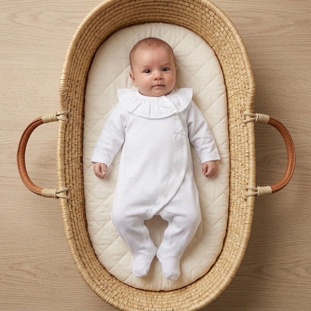 Babygrow em Veludo Gola Folho e Lacinho - Image 4