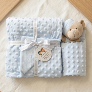 Conjunto Mantinha e Doudou Topitos