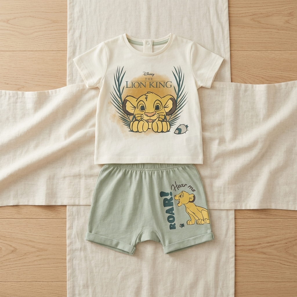 Pijama Menino Rei Leão