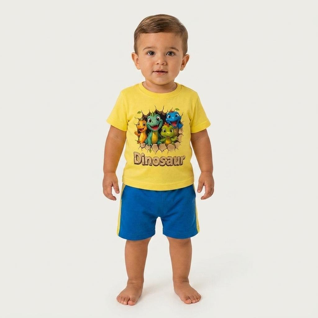 Conjunto T-shirt e Calção Dinossaur - Image 3