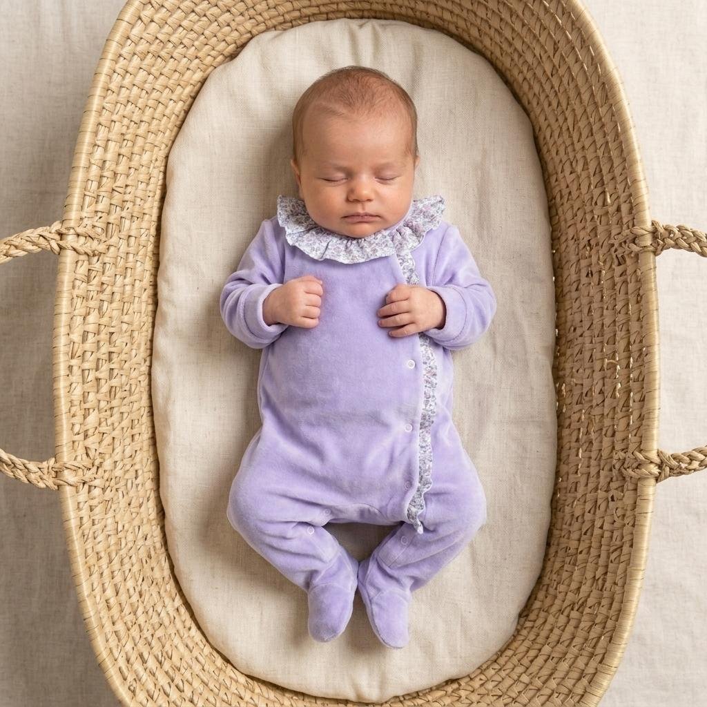 Babygrow em Veludo Flores - Image 8