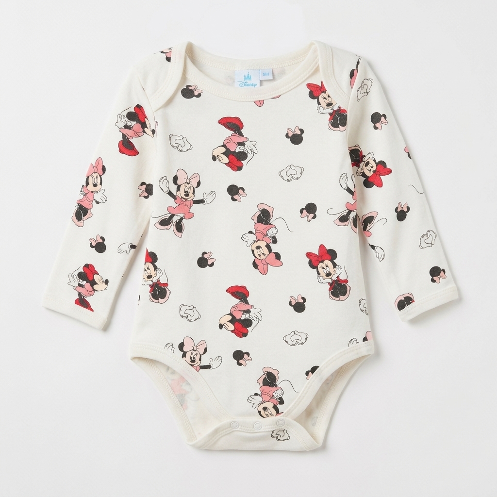 Body Bebé em Algodão Minnie - Image 3