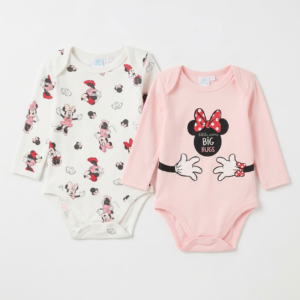 Body Bebé em Algodão Minnie